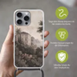 Zee - Villa - Beige Hoesje iPhone 16 Pro Max met koord klein -sfeer2_DE