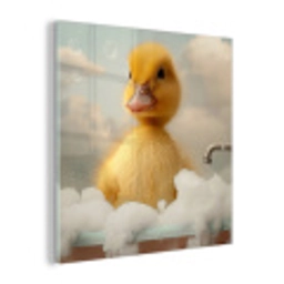 Kuiken - Eend - Bad - Schuim - Dieren plexiglas 5mm klein -z3d