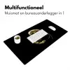 Garnalen - Zwart - Goud - Dieren Muismat XXL klein -sfeer4