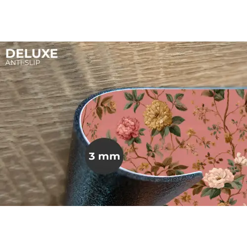 Klassiek - Botanisch - Roze Placemat vinyl groot 368 -closeup