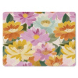 Lelies - Aquarel - Pastel muismat rubber klein 262 -3d