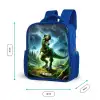 Junglosaurus Kinderrugzak - Blauw middel -productfoto_formaten