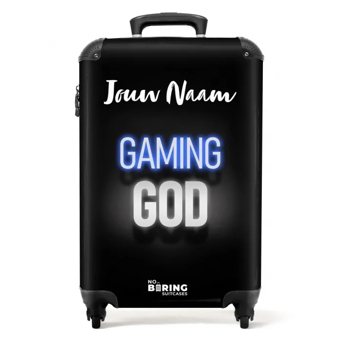 Gaming God NBS - Handbagage koffer - Kinderen Unisex middel -productfoto_recht