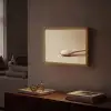 Lepel - Rijst - Hout - Beige Light Box met batterij (Wandlamp) middel -sfeer1