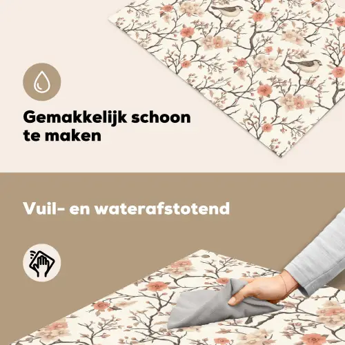 Kersenbloesem - Mus - Roze Inductie beschemer met haakjes klein 777 -ky-schoon-nl