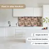 Pioenrozen - Botanisch - Vogel keuken achterwand 2 middel 871 -sfeer4_NL