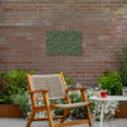 Bladeren - Organisch - Groen Tuinposter op houten frame 2 cm dik klein 845 -sfeer3