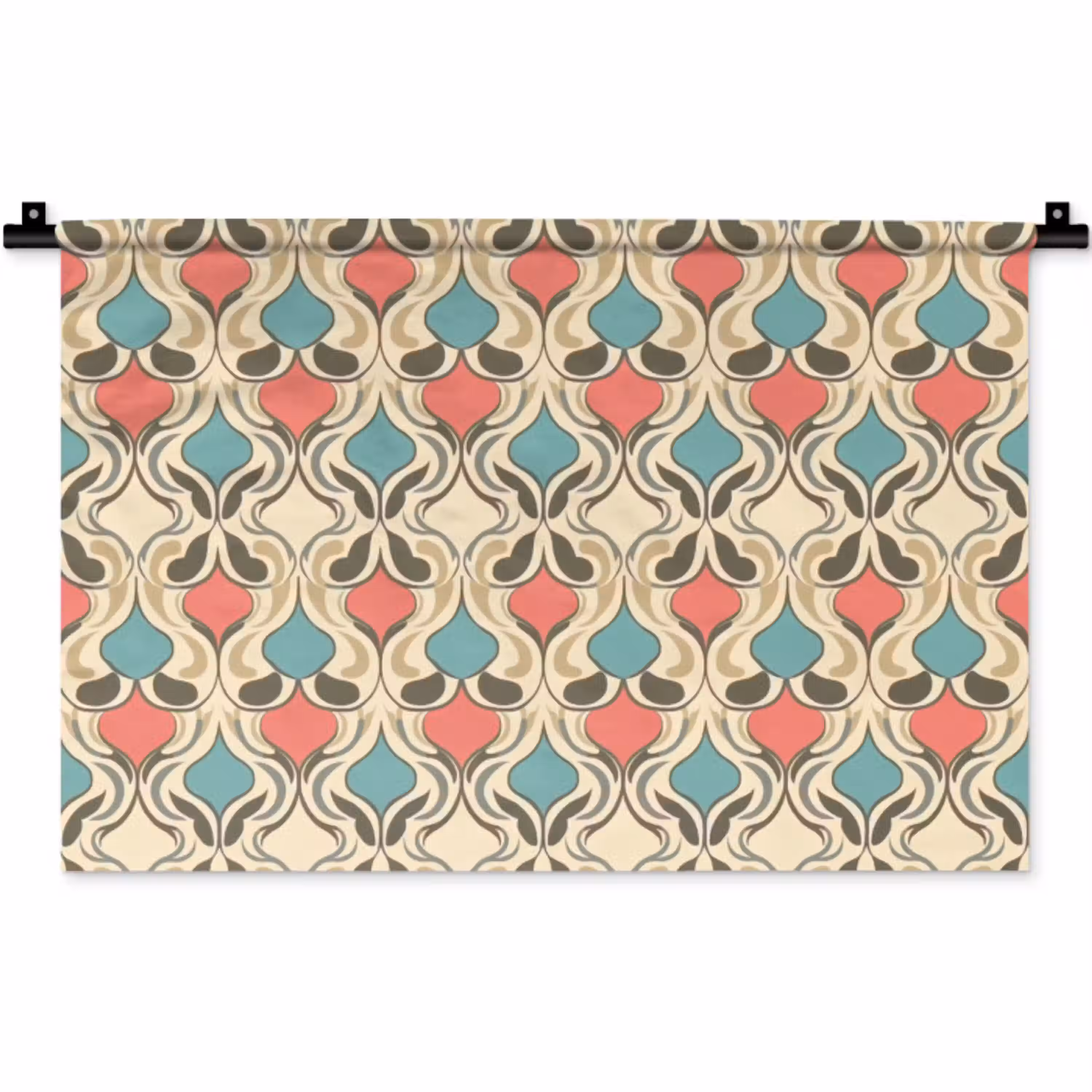 Barok - Retro - Kleurrijk Wandkleed katoen klein 269 -zz3d