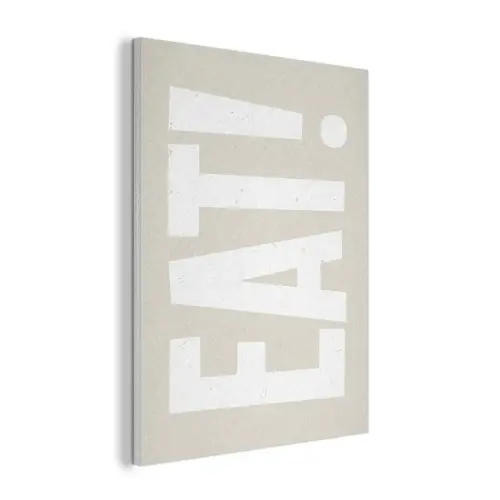 Eten - Decoratie - Beige - Wit PET vilt klein -3d