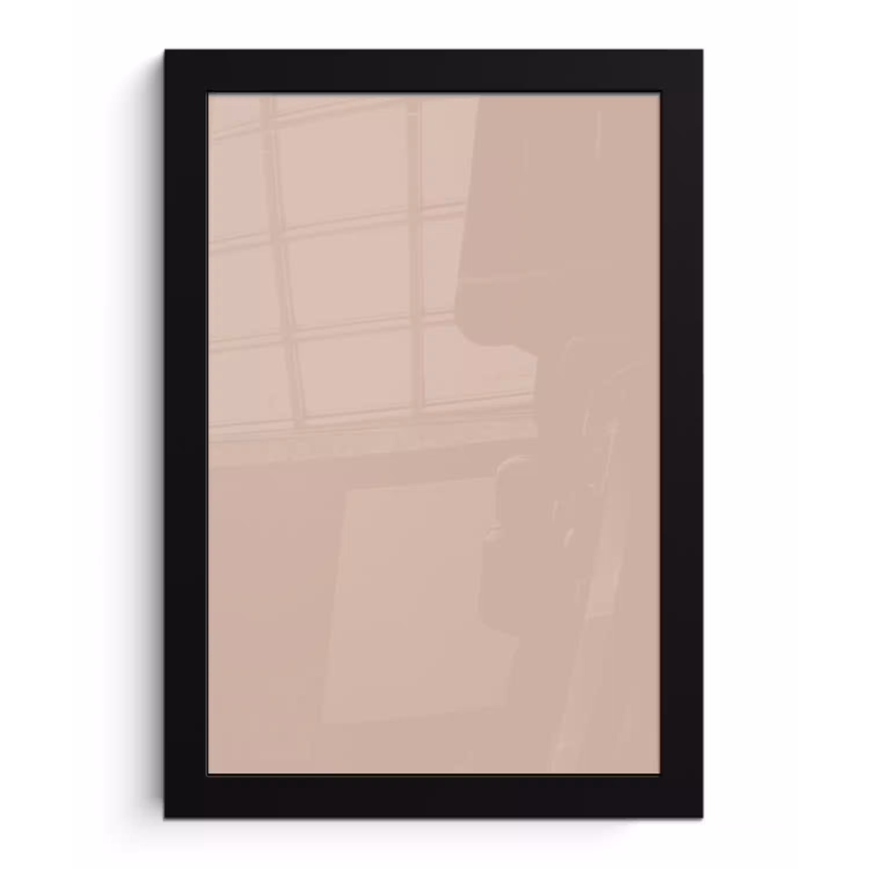 Soft - Clay - Nude fotolijst zwart zonder passe partout klein 224 -3d