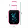 Legendarische cyberdraak Kinderkoffer - Roze klein -productfoto_formaten