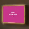 Focus - Smiley - Roze Light Box met batterij (Wandlamp) middel -z3d_website