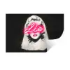 Neon - Letters - Vintage - Vrouw Muursticker klein -3d