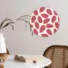 Papaja - Zaden - Patroon Wandcirkel plexiglas klein 852 -sfeer4