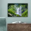 Jungle - Regenwoud - Water - Waterval - Planten canvas 2cm klein -sfeer4
