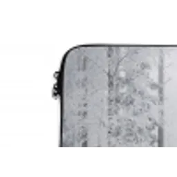 Bos - Sneeuw - Pad - Winter - Stilte laptophoes neopreen klein -detail