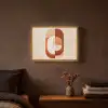 Illustratie - Abstract - Vormen - Rood Light Box met batterij (Wandlamp) middel -sfeer4