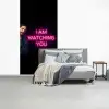 Man - Tekst - Neon fotobehang vinyl groot -slaapkamer