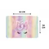 Eenhoorn - Glitters - Regenboog - Pastel Placemat vinyl groot -specs