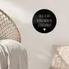 Spreuken - Thuis is het plekje waar de liefde woont - Quotes Wandcirkel behangsticker klein -sfeer4