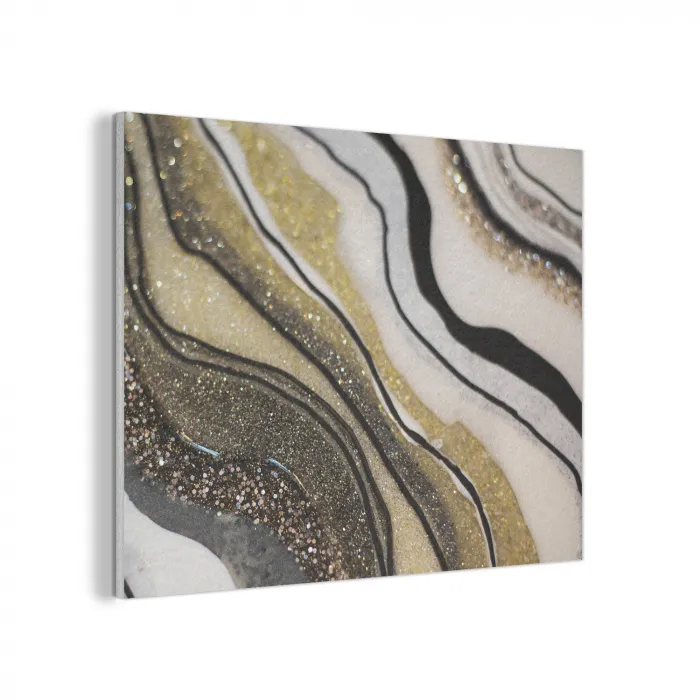 Edelsteen - Abstract - Marmer - Natuur PET vilt klein -3d