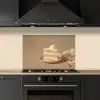 Vanilletaart - Cake - Romig keuken achterwand spatscherm klein -sfeer1
