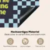 Patroon - Geblok - Blauw - Slow down you're doing fine Inductie beschemer met haakjes klein -ky-onderkant-de