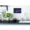 Bloemen - Nacht - Lupine - Sterrenhemel - Paars - Natuur Muursticker klein -keuken