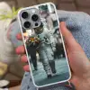 Boeket - Bloemen - Kleurrijk - Astronaut Hoesje iPhone 16 Pro Max met koord klein -sfeer3