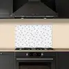 Blauw - Driehoek - Patroon keuken achterwand spatscherm klein 900 -sfeer1