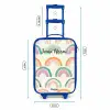 Regenbogen Kinderkoffer - Blauw klein -productfoto_formaten