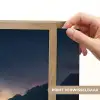 Kristalhelder meer - Bergen - Bergen Light Box met batterij (Wandlamp) middel -USP_websiteprintNL
