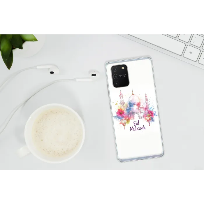 Moskee - Eid Mubarak - Suikerfeest - Kleurrijk - Ramadan - Islamitische Telefoonhoesje Samsung Galaxy S10 Lite klein -oordopS10Lite