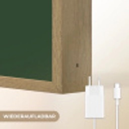Illustratie - Mond - Donkergroen - Tekstwolkje Light Box met batterij (Wandlamp) middel -USP_websiteoplaadbaarDE