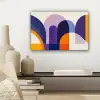 Vormen - Abstract - Grafisch - Oranje canvas 2cm klein -sfeer6