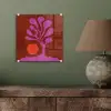 Boom - Paars - Cirkel - Vloeiend plexiglas 5mm klein -sfeer3