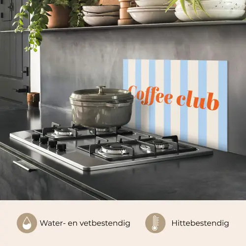 Coffee-club keuken achterwand spatscherm klein -usp_NL