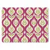 Retro - Floraal - Paars muismat rubber klein 262 -3d