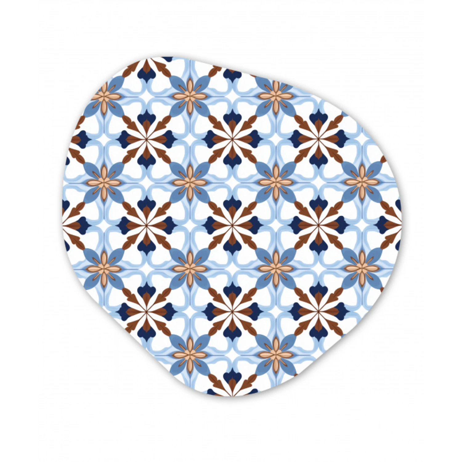 Ornament - Tegel - Kleurrijk Wandcirkel Organisch Forex 3mm klein 629 -3d