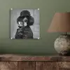 Hond - Krullen - Zonnebril - Wijn plexiglas 5mm klein -sfeer3