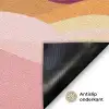 Bergen - Abstract - Zonnestralen - Roze Deurmat klein -antislip_NL