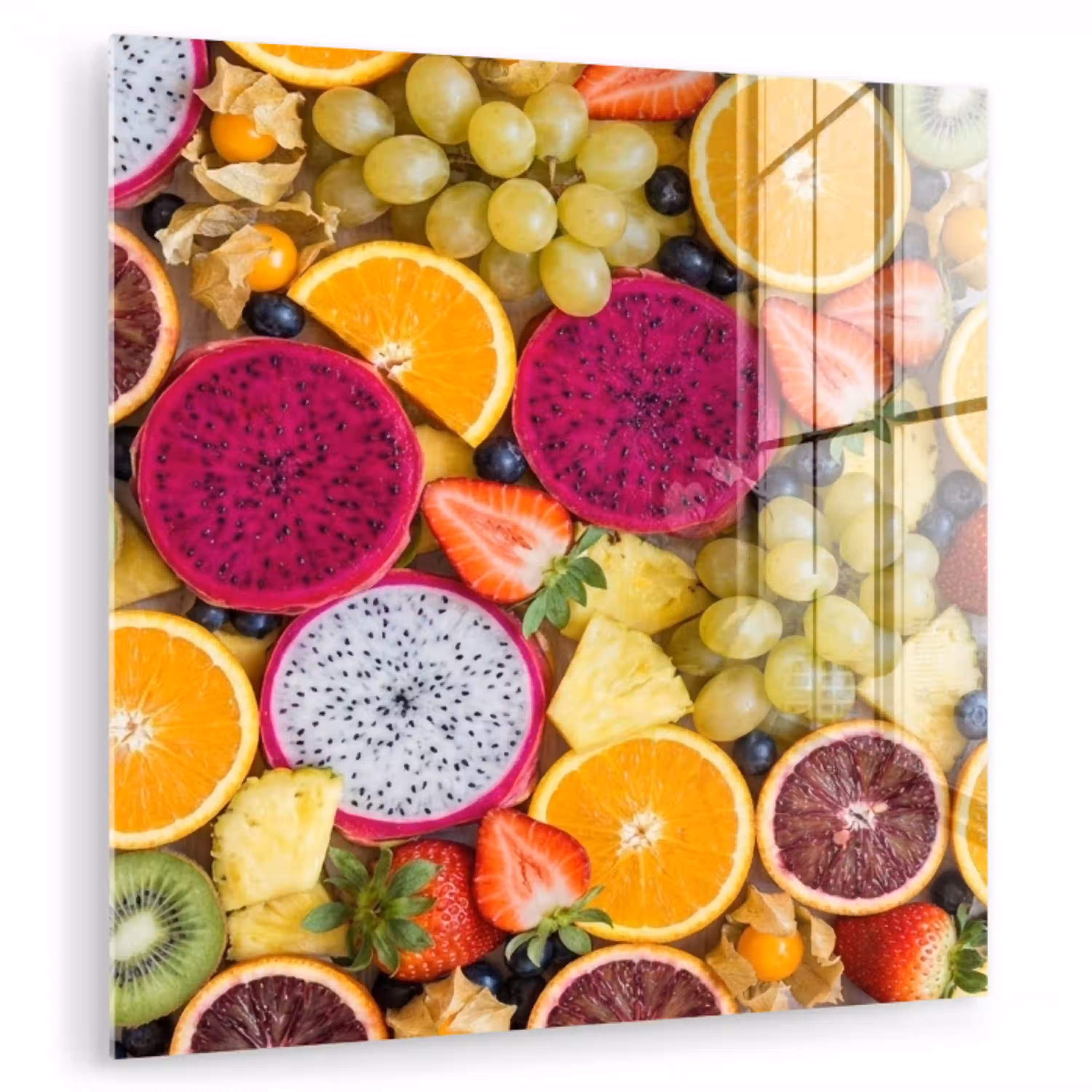 Fruit - Assortiment - Kleurrijk - Gezondheid plexiglas 5mm klein -zzzproduct_nieuw