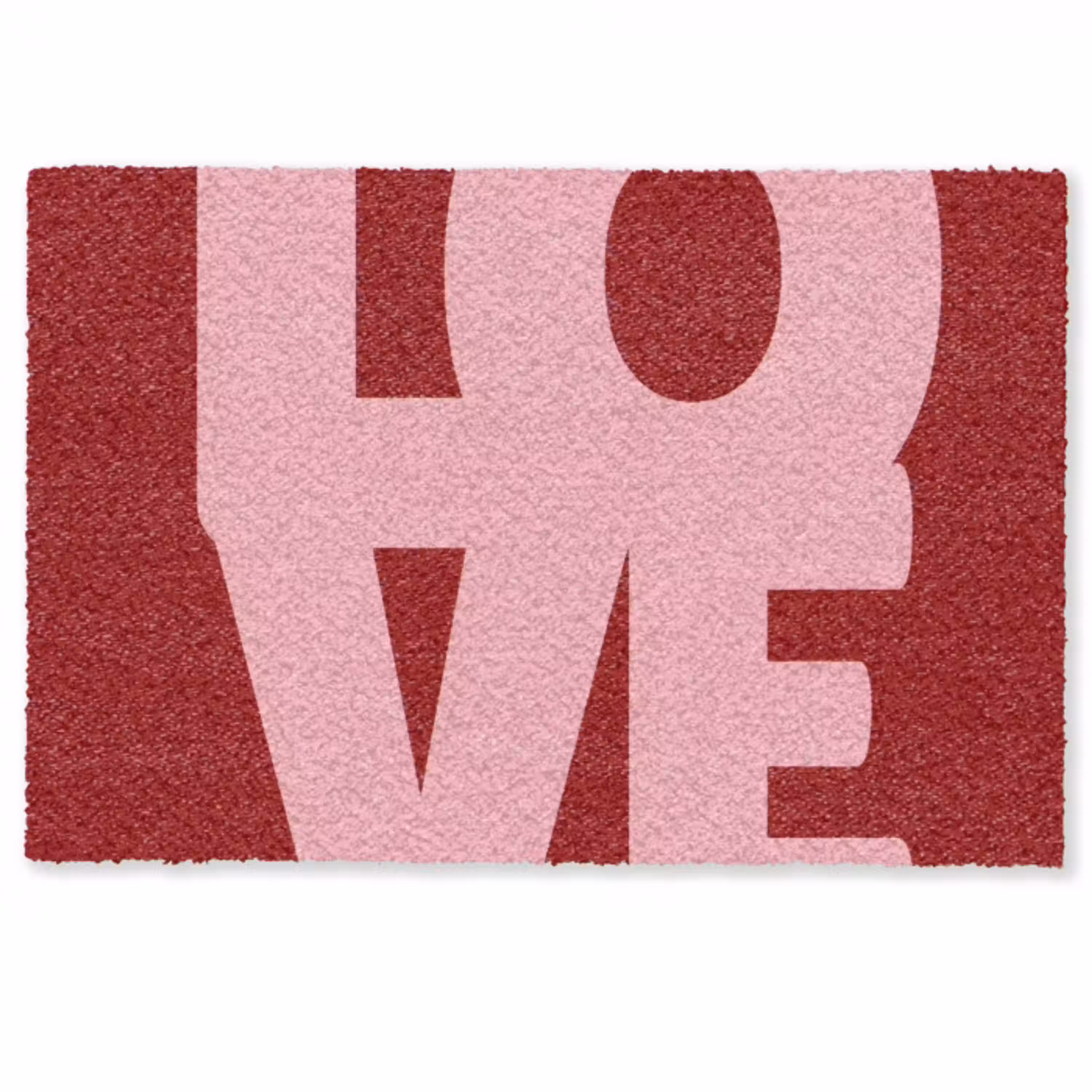 Love - Rood - Blokletters Deurmat klein -zkaufland3d