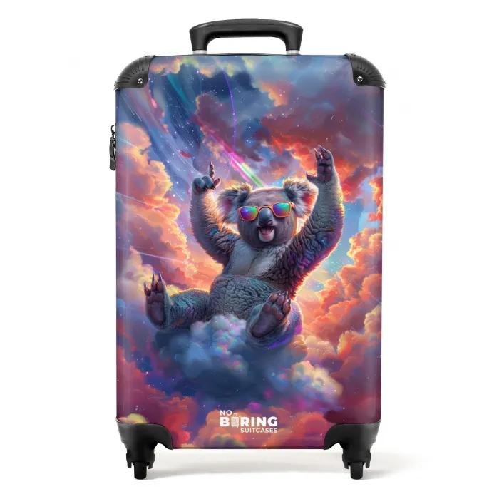 Surfende koala NBS - Handbagage koffer - Kinderen Unisex middel -productfoto_recht