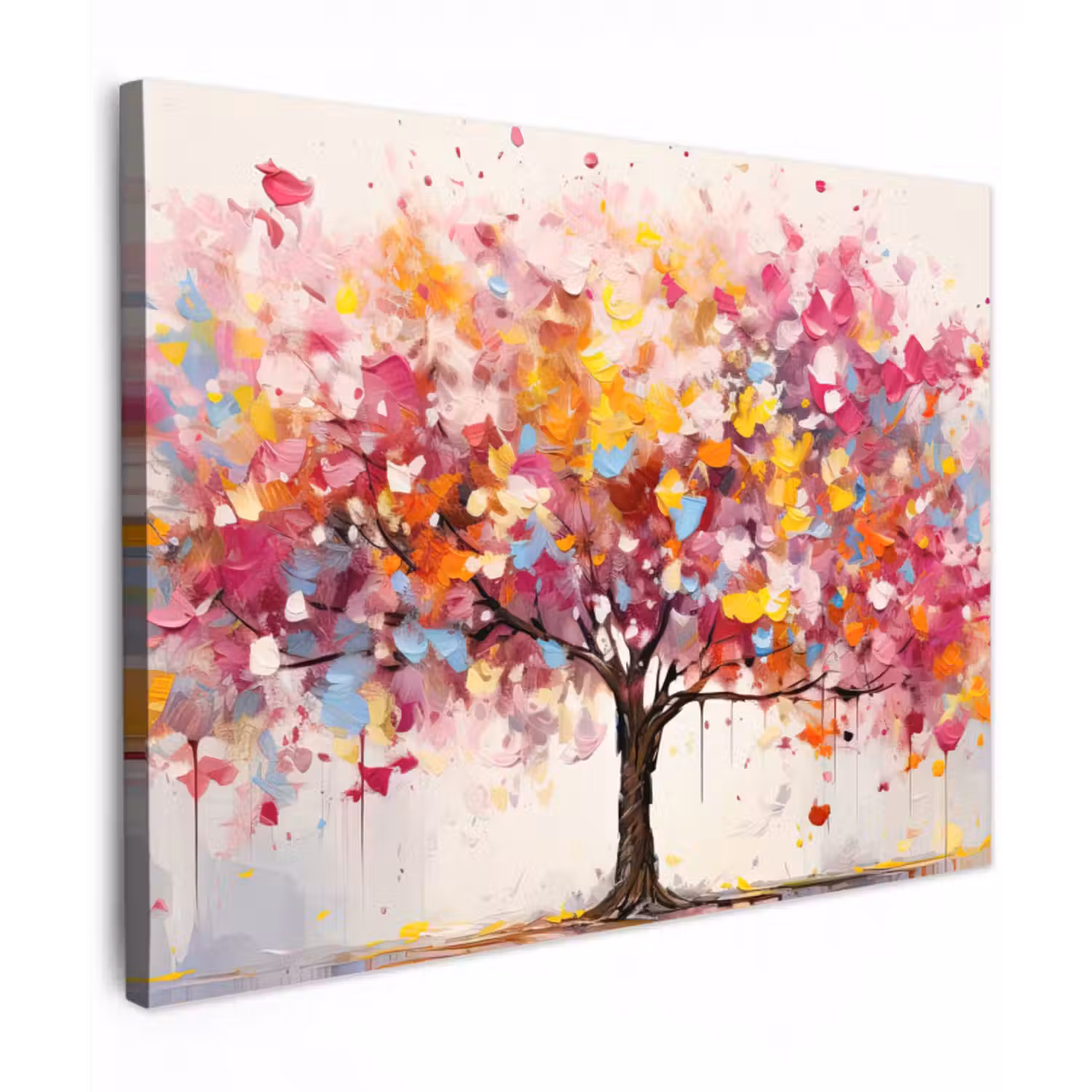 Leinwandbild - Aquarell - Baum - Kunst - Abstrakt