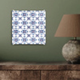 Modern - Patroon - Blauw - Roze plexiglas 5mm klein 11 -sfeer3