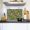 Bladeren - Modern - Groen Inductie beschemer met haakjes klein 777 -sfeer2