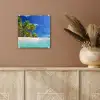 Strand - Zee - Palmboom - Zon - Zomer plexiglas 5mm klein -sfeer5