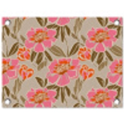 Pioenrozen - Patroon - Roze tuinposter los doek klein 239 -3d