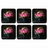 Quote - Bloemen - Vaas - Neon onderzetter kurk middel -3d